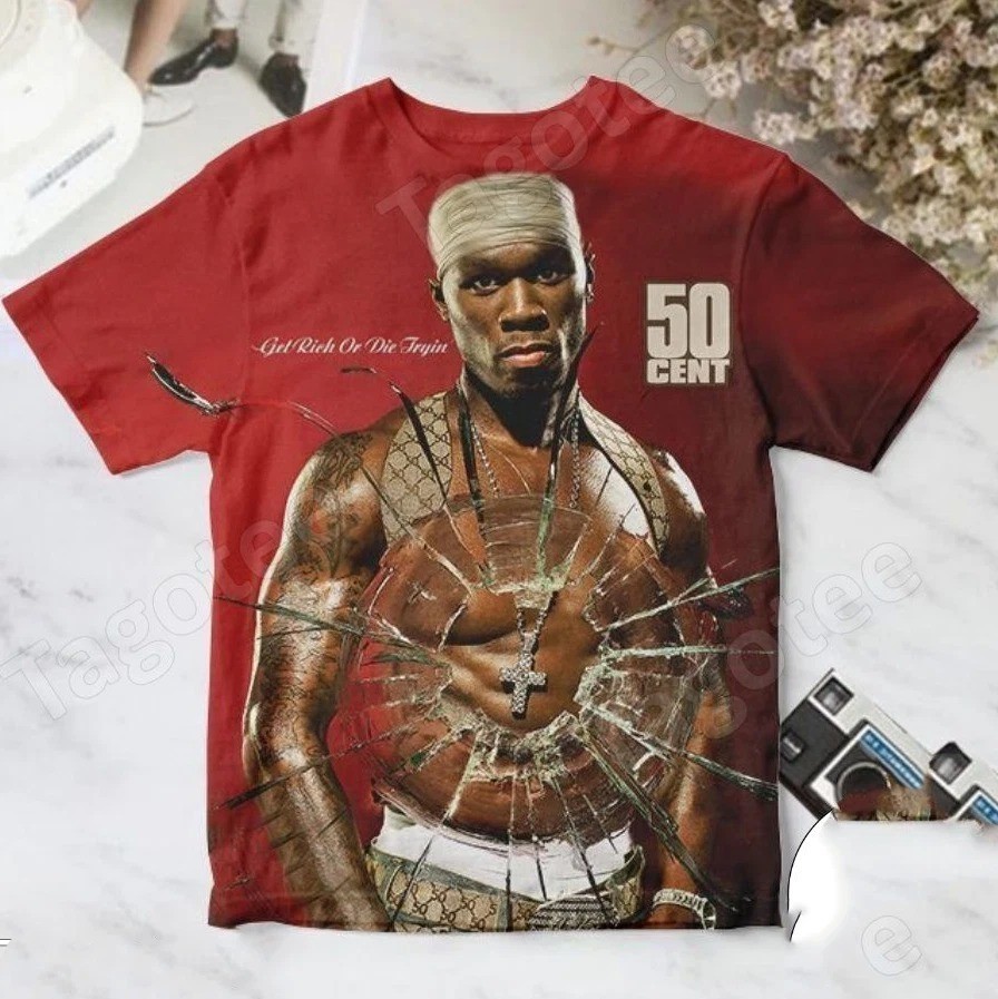 Classic 50 Cent 3D shirt,polyester Collection S-235XL Tee U18.227 Classic 50 Cent 3D shirt,polyester Collection S-235XL Tee U18.227
