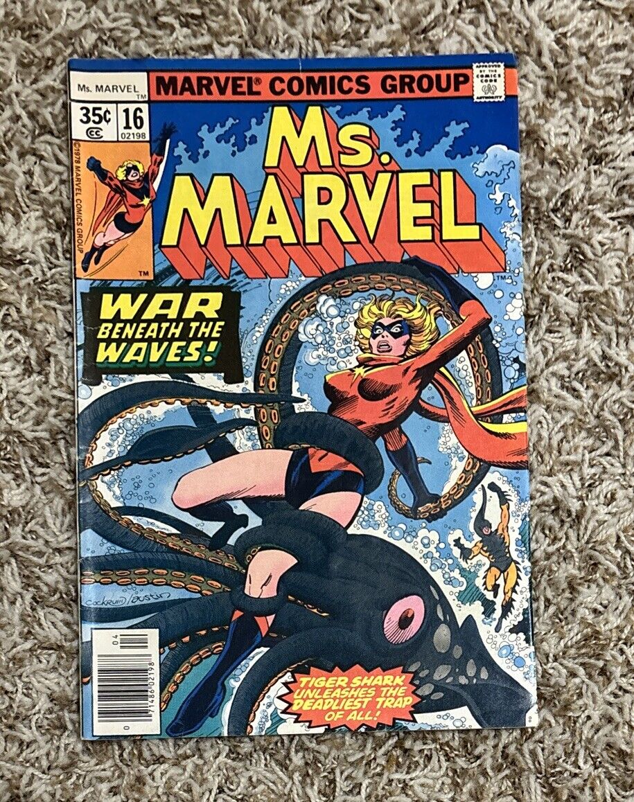 Ms. Marvel #16 * 1st cameo app Mystique * 1977 series * 1978 VG-