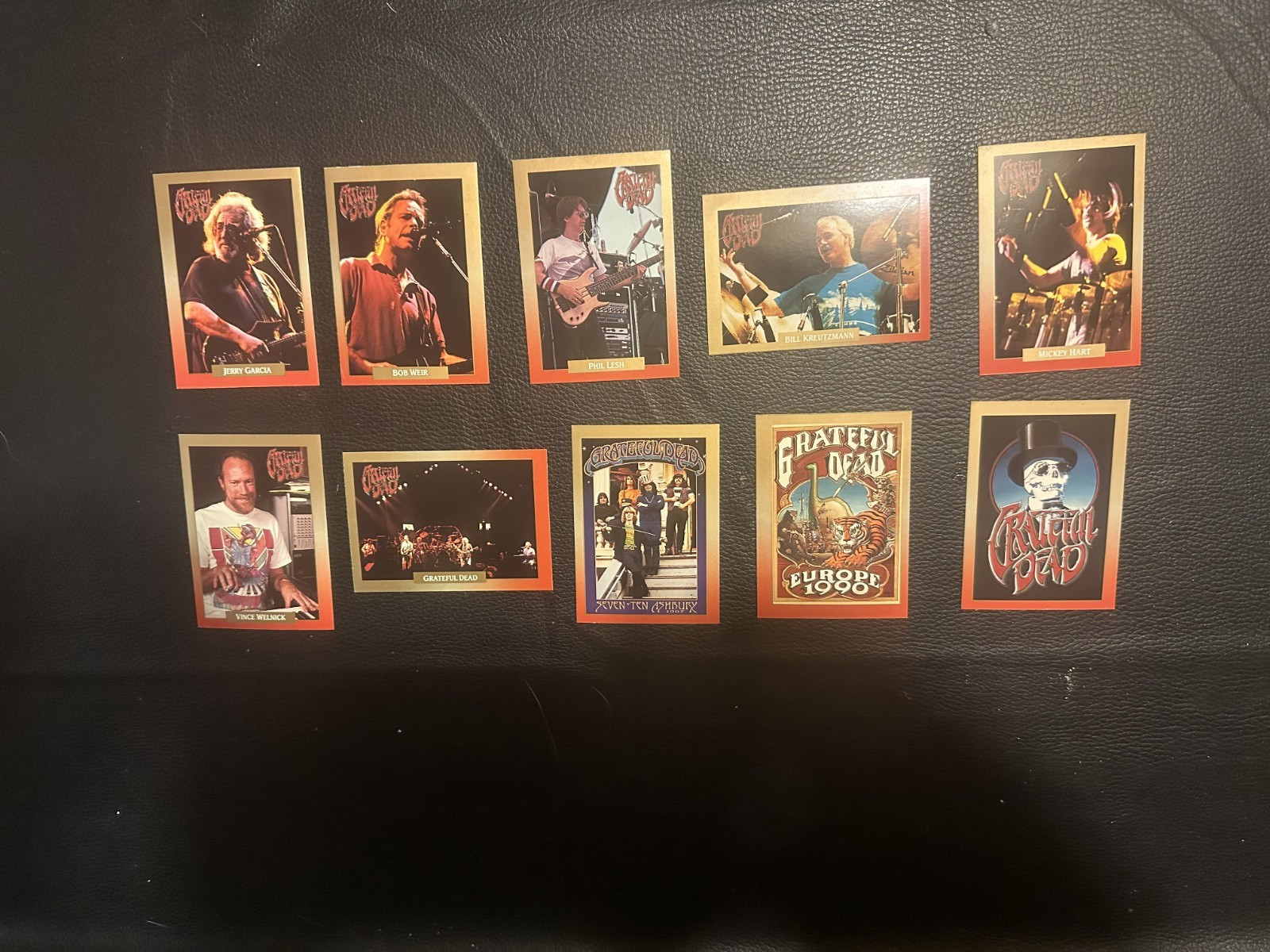 1991 BROCKUM ROCKCARDS - Set of 10 Grateful Dead Chase Cards 1991 BROCKUM ROCKCARDS - Set of 10 Grateful Dead Chase Cards