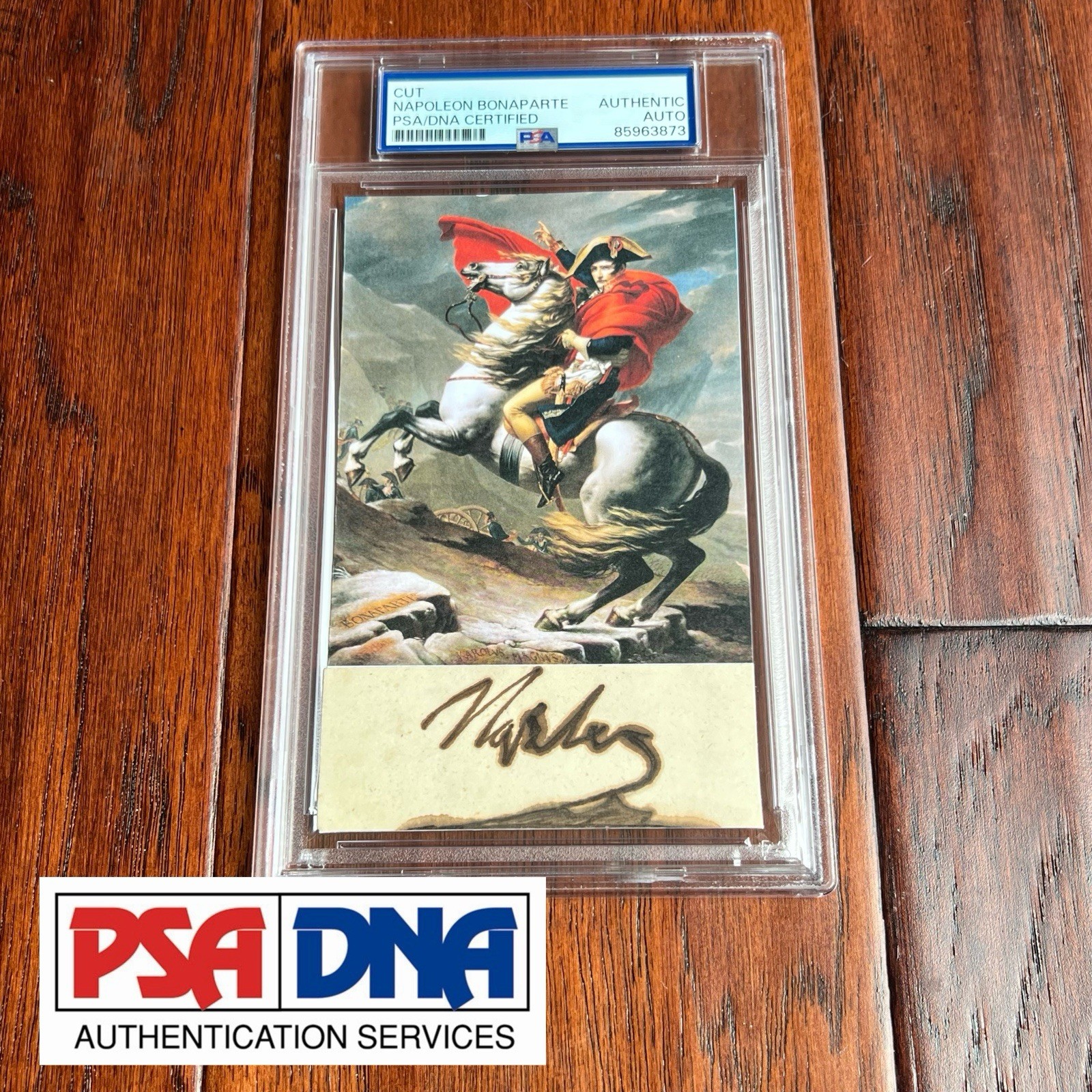 NAPOLEON BONAPARTE Cut Bold Signature Emperor Autograph Signed * PSA NAPOLEON BONAPARTE Cut Bold Signature Emperor Autograph Signed * PSA