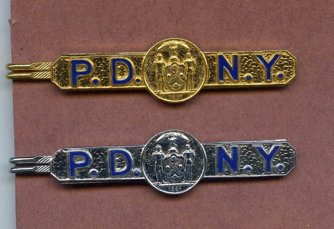Vintage NYPD New York City Police PDNY Tie Bars / Money Clips (Pair of Two) Vintage NYPD New York City Police PDNY Tie Bars / Money Clips (Pair of Two)