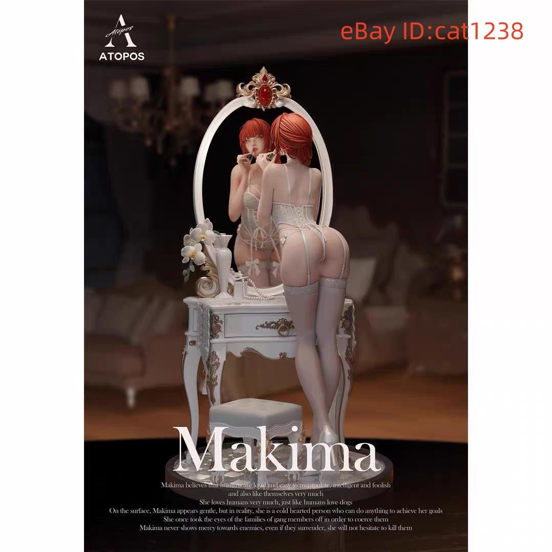 H44CM ATOPOS Studio 1/4 Chainsaw Man Makima Statue Figure Model Collectible Gift H44CM ATOPOS Studio 1/4 Chainsaw Man Makima Statue Figure Model Collectible Gift