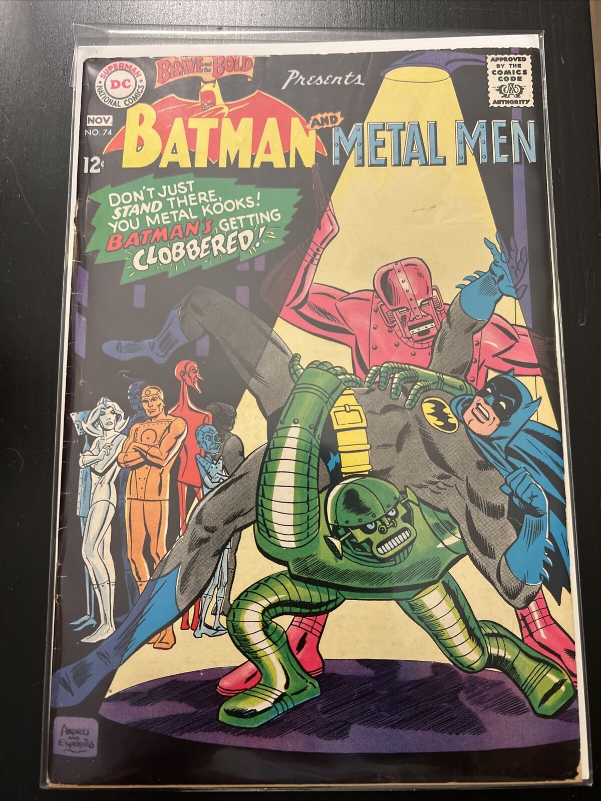 Brave And The Bold #74 Batman Metal Men Appearances DC Comics 1967