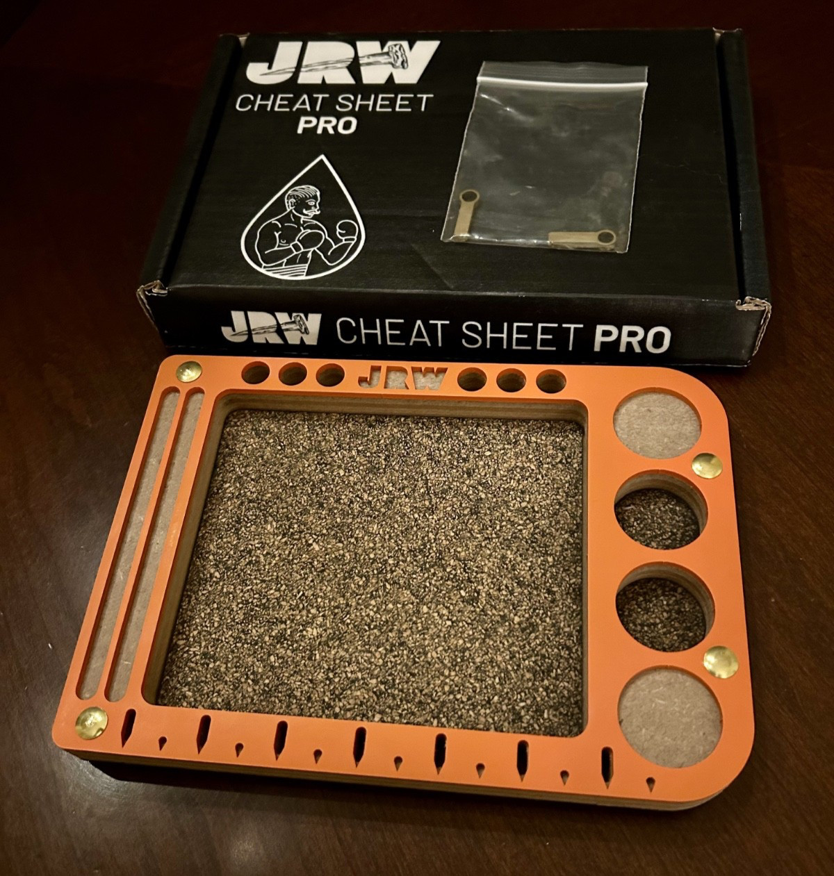 Adorable Little JRW Cheat Sheet Valet Tray NEW