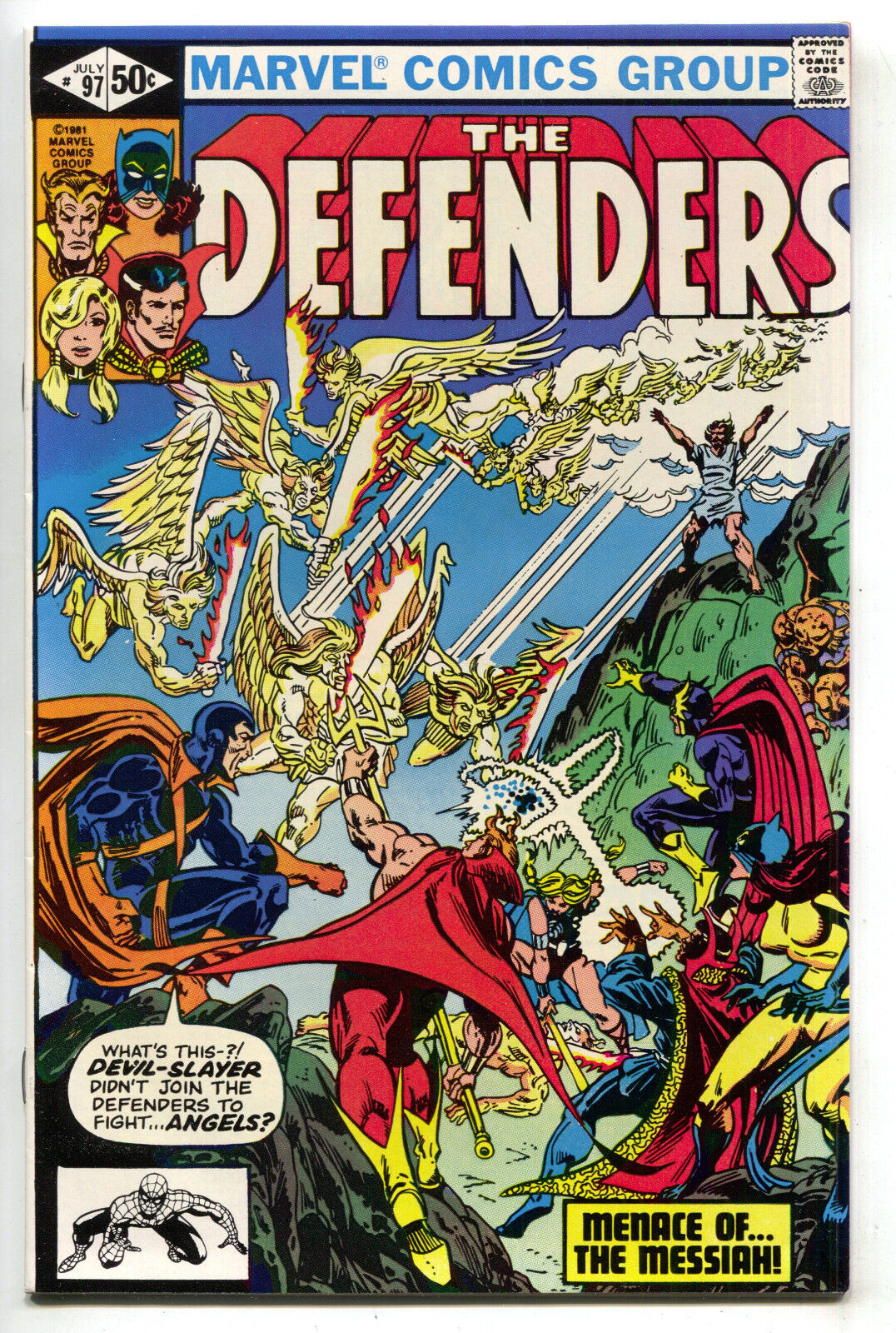 Defenders 97 Marvel 1st Series 1981 NM Hellcat Dr. Strange Valkyrie Nighthawk