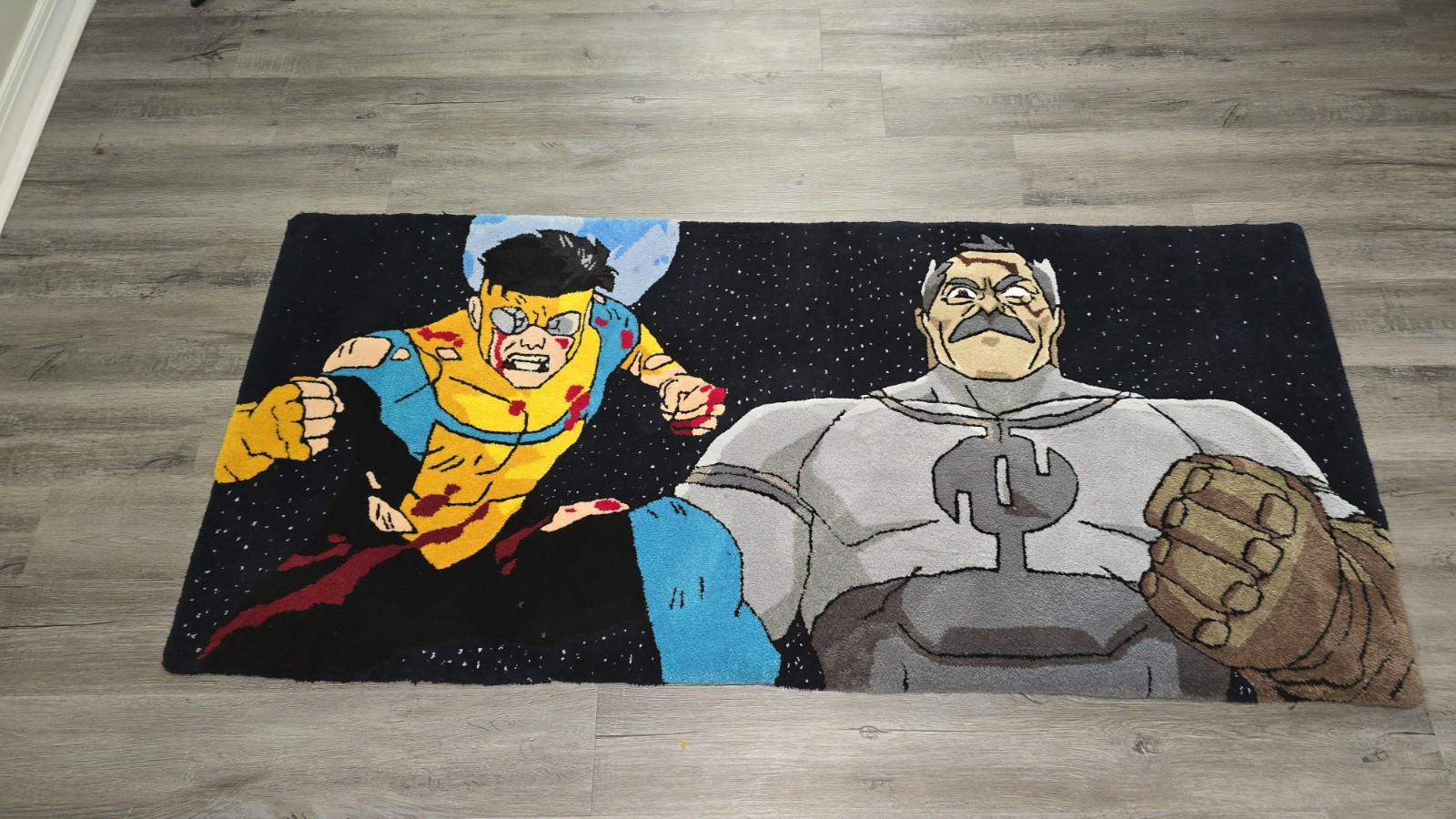 Handmade invincible rug for bedroom decoration, gamer room, etc. Handmade invincible rug for bedroom decoration, gamer room, etc.