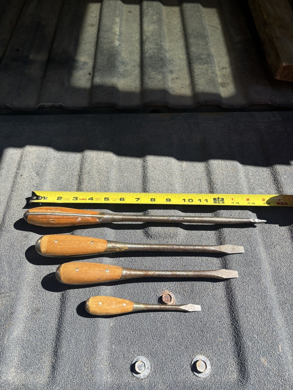Vintage Perfect Handle Screwdriver Wood Grip Lot of 4 One Irwin Vintage Perfect Handle Screwdriver Wood Grip Lot of 4 One Irwin