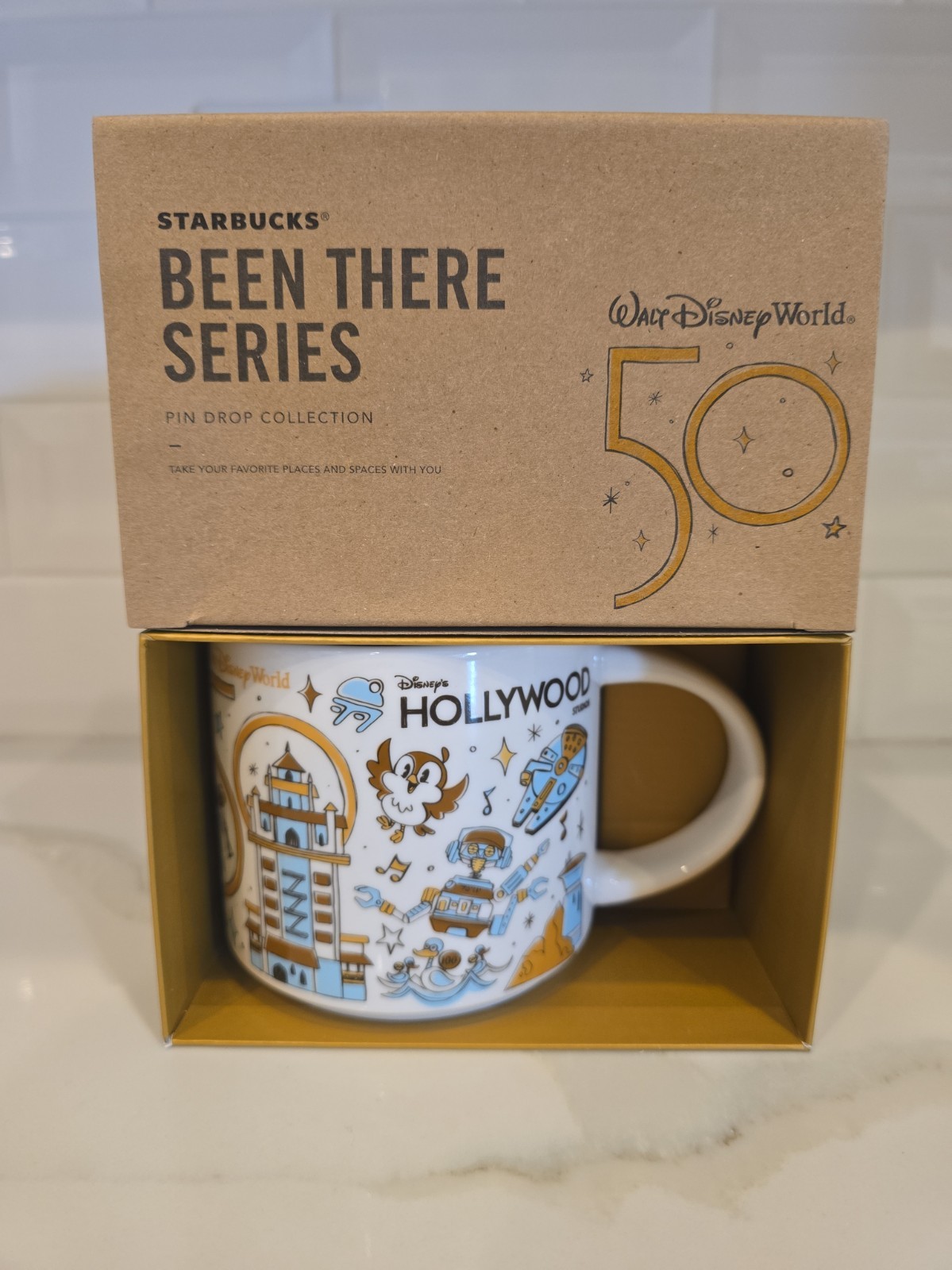 Starbucks Disney Hollywood Studios Been There Series 50th Anniversary Mug 14oz Starbucks Disney Hollywood Studios Been There Series 50th Anniversary Mug 14oz