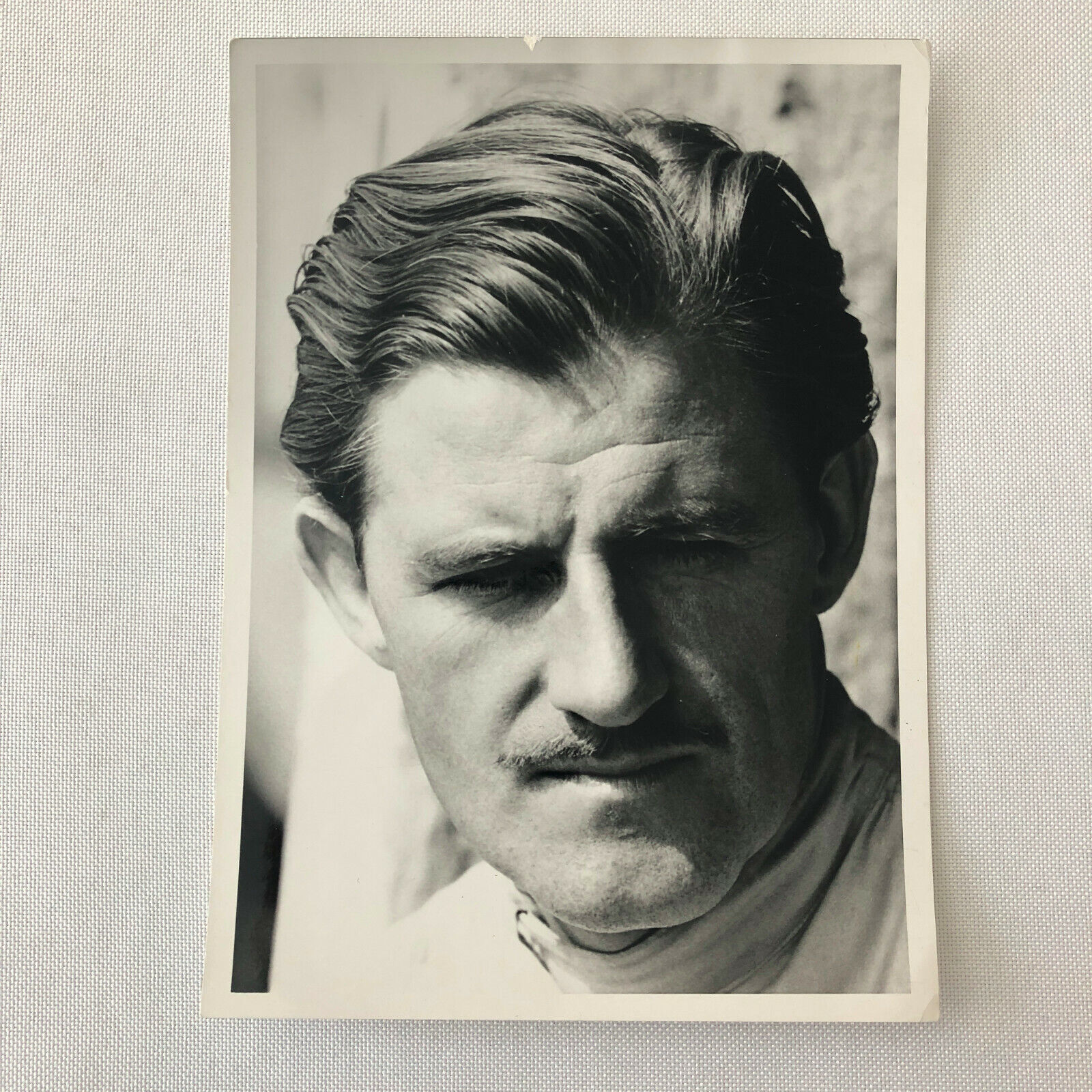 Vintage Graham Hill Racing Driver Portrait Press Photo Photograph 