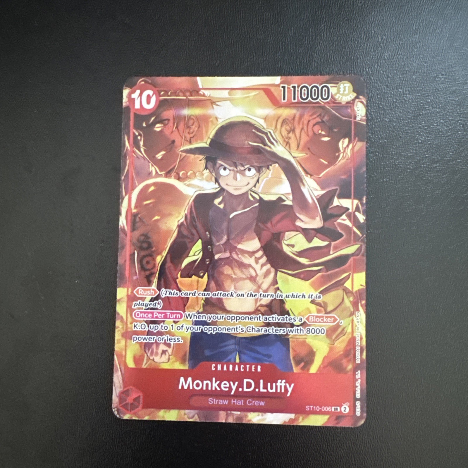 One Piece TCG ST10-006 Monkey.D.Luffy Super Rare Foil English Card