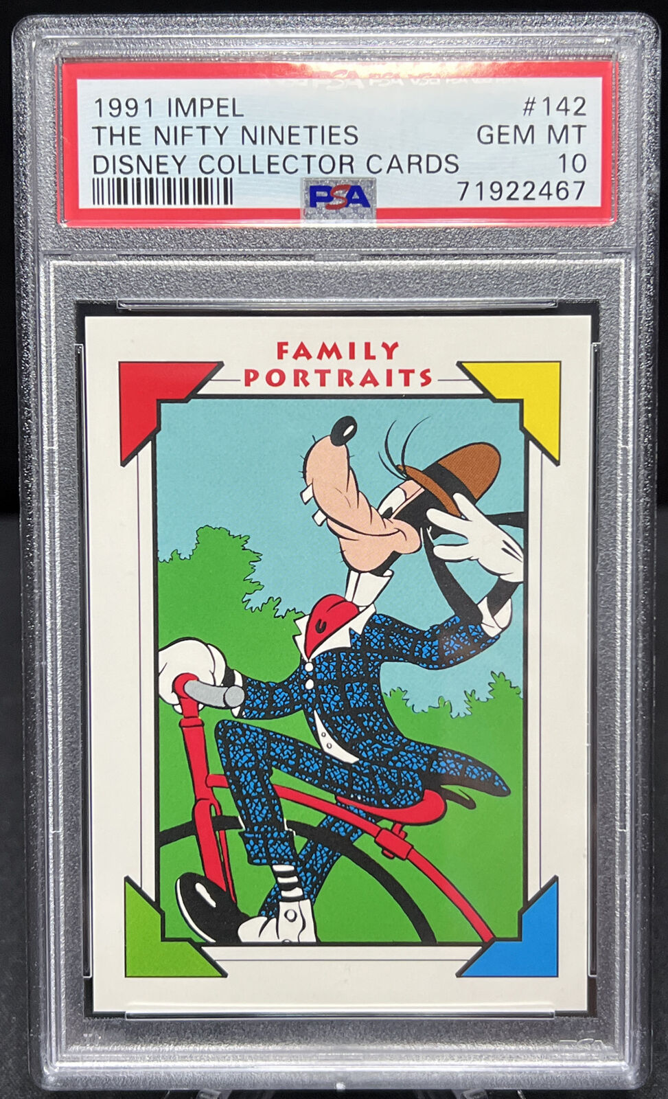 1991 Impel Disney Goofy - The Nifty Nineties #142 Card | PSA 10 Gem Mint