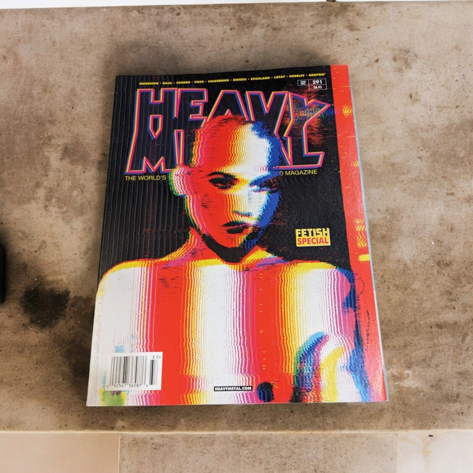 VTG 2018 Heavy Metal Magazine #291 VF Harvey & Edeyr Cover Art Fetish Special