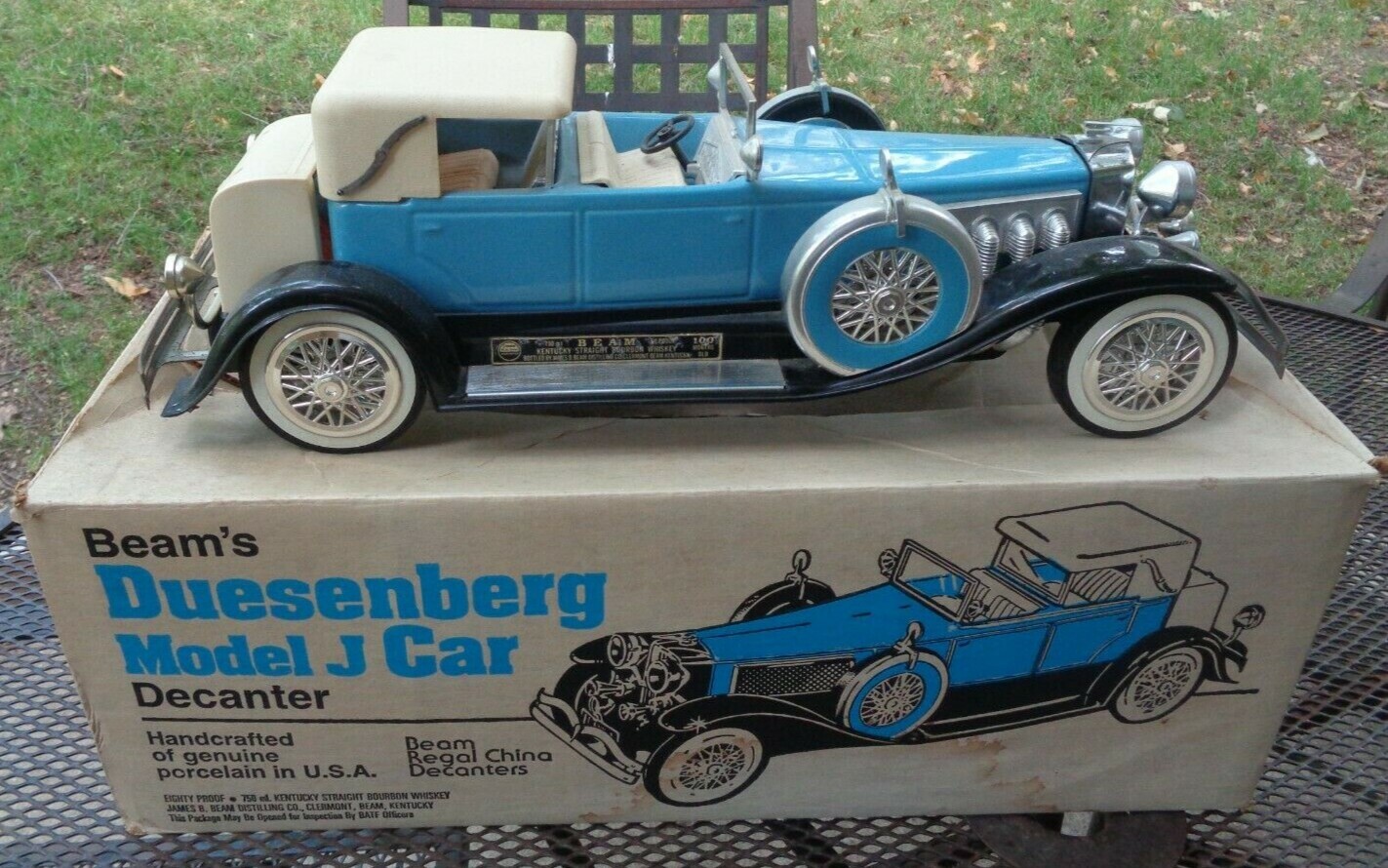 Jim Beam Car Decanter Unopened The Best Picture Of Beam