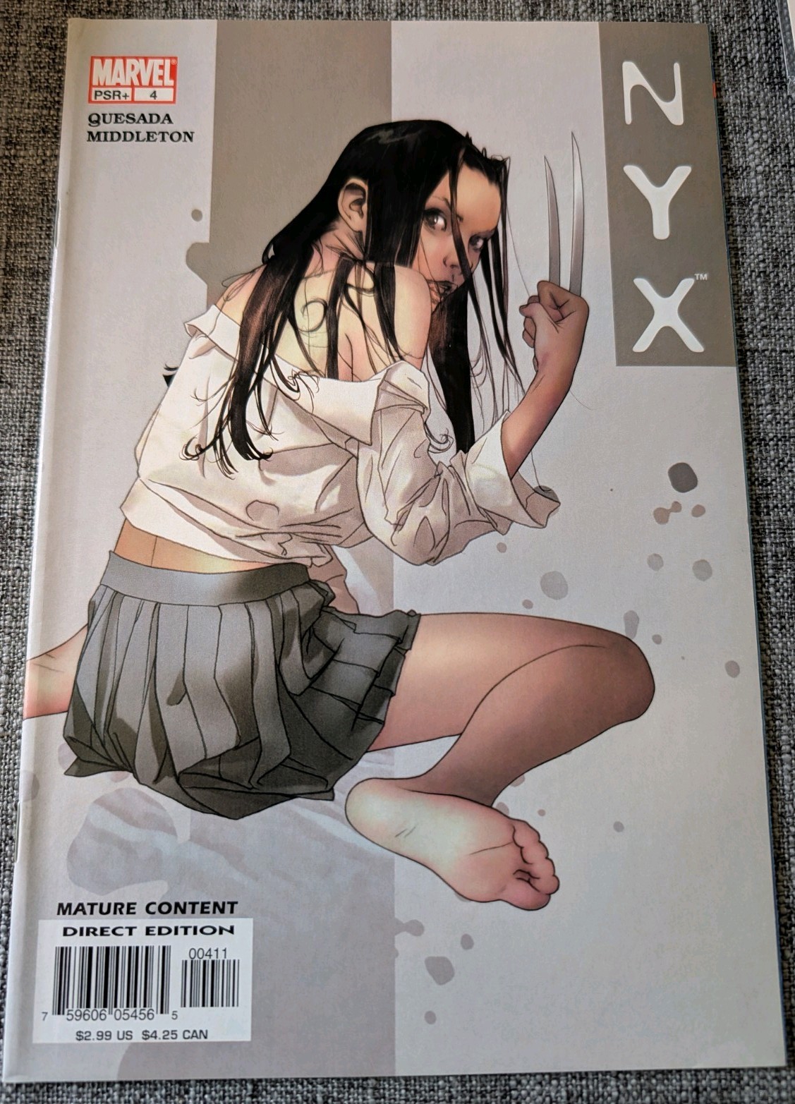 NYX #4 2004 Marvel Comics  1st Tatiana, 2nd X-23 Laura Kinney Key Issue 