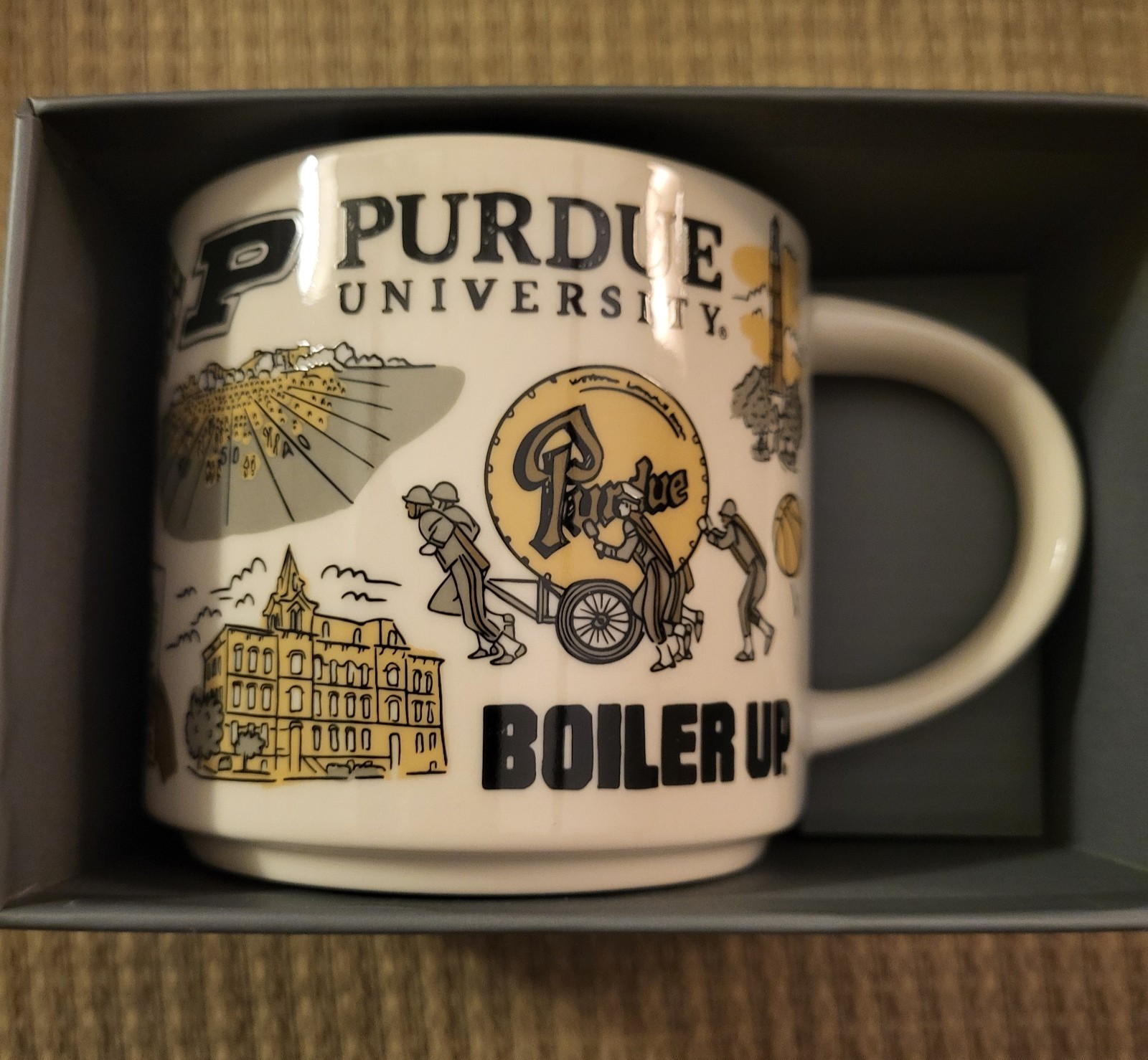 NEW 14oz Starbucks Purdue University, Been There Campus Collection MUG With Box NEW 14oz Starbucks Purdue University, Been There Campus Collection MUG With Box