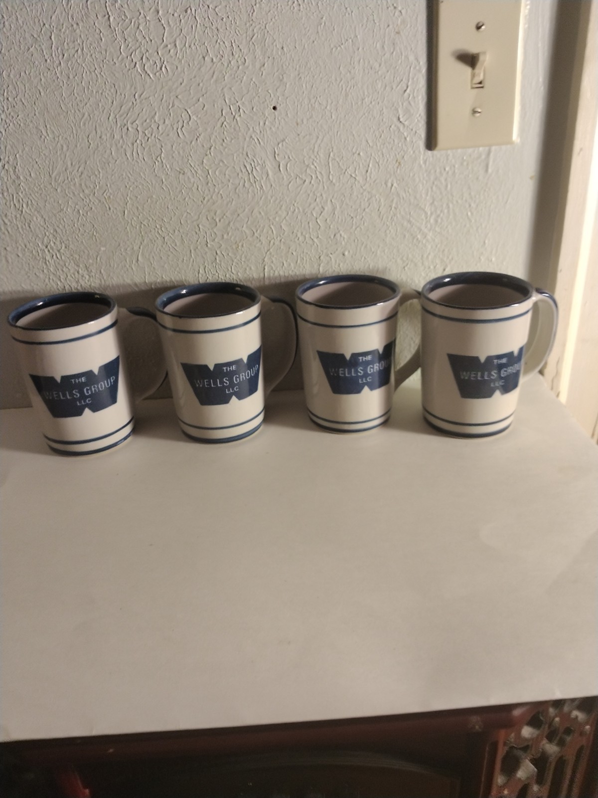 4 Vtg. Louisville Stoneware Coffee Mugs The Wells Group LLC West Liberty Kentuck 4 Vtg. Louisville Stoneware Coffee Mugs The Wells Group LLC West Liberty Kentuck