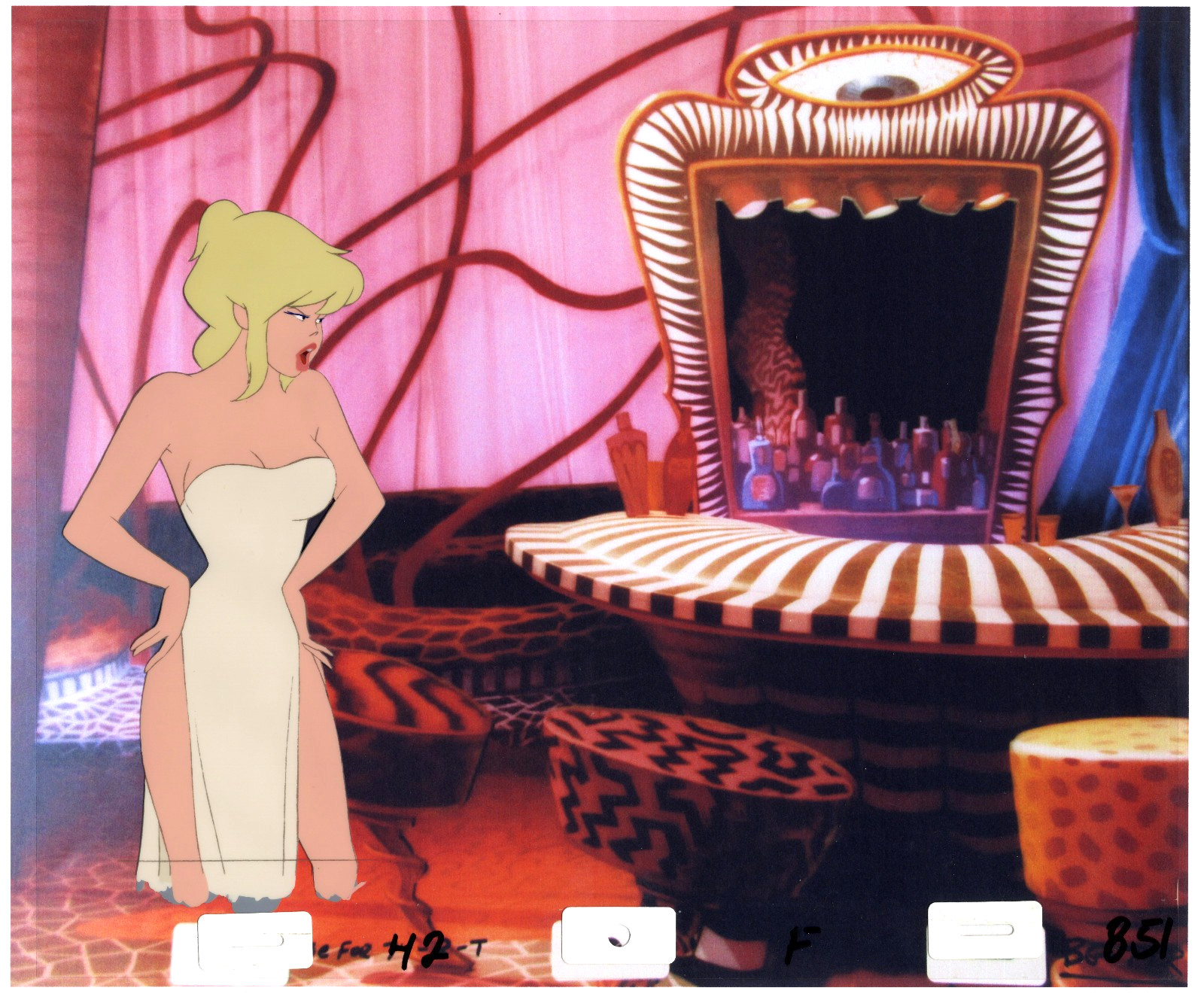 COOL WORLD ANIMATION ART: ORIGINAL BAKSHI PRODUCTION CEL + Free Autograph COOL WORLD ANIMATION ART: ORIGINAL BAKSHI PRODUCTION CEL + Free Autograph