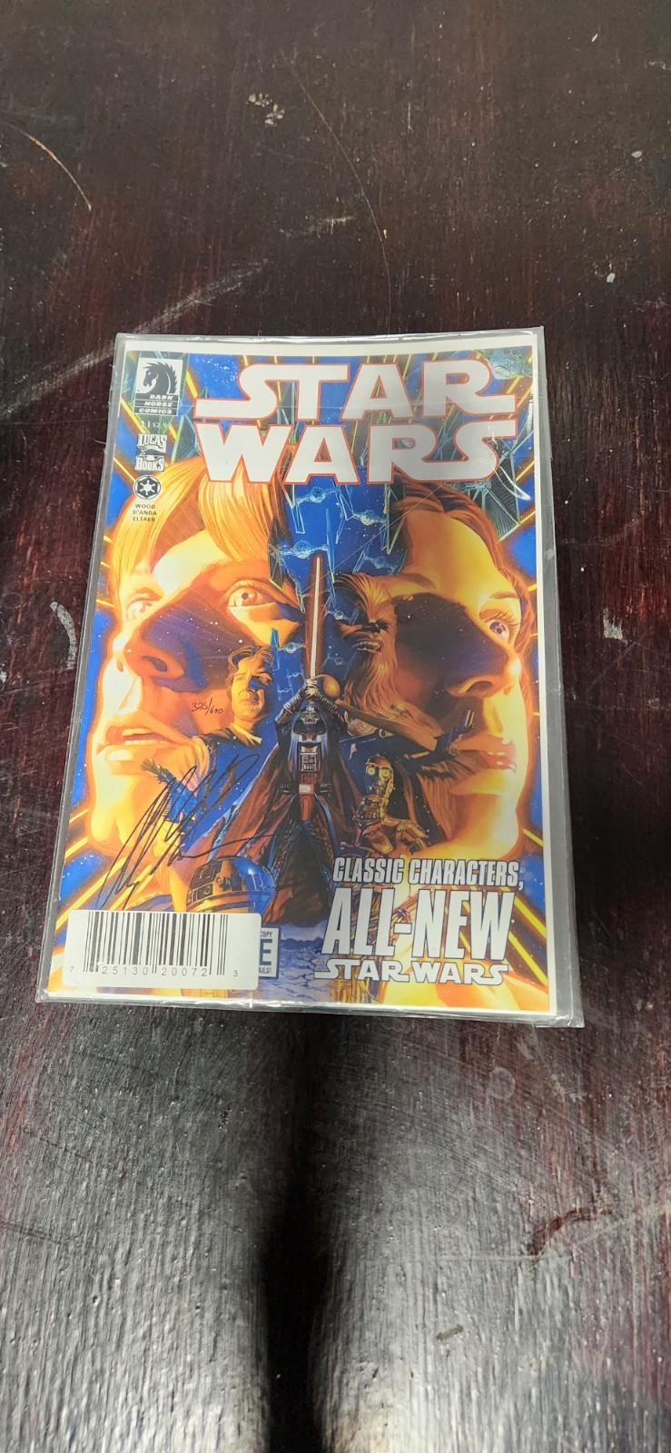 Star Wars #1 2013 Dark Horse Alex Ross SIGNED Dynamic Forces 325/600 COA Star Wars #1 2013 Dark Horse Alex Ross SIGNED Dynamic Forces 325/600 COA