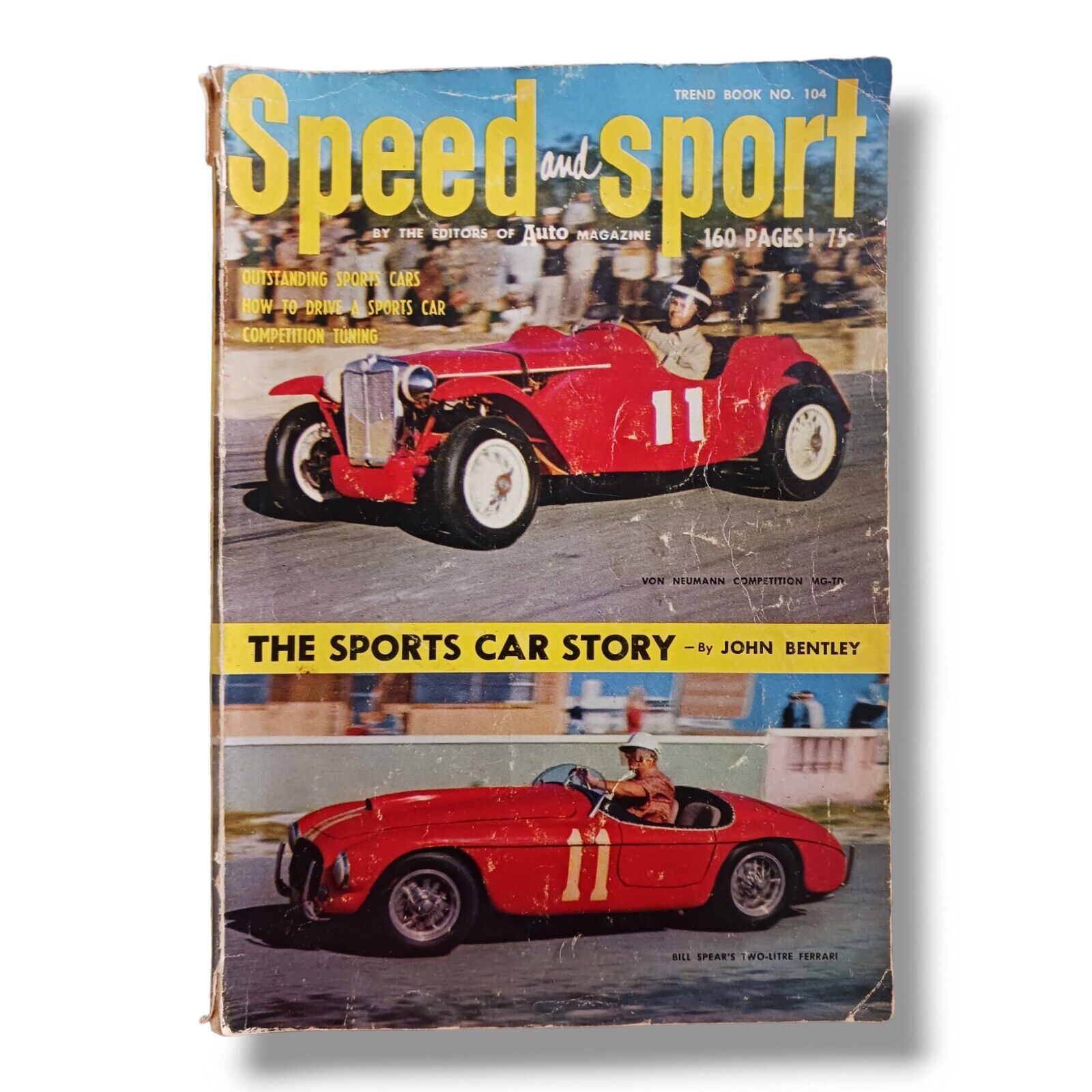 SPEED AND SPORT Magazine, TREND BOOK #104, SPORTS CAR STORY BY JOHN BENTLEY