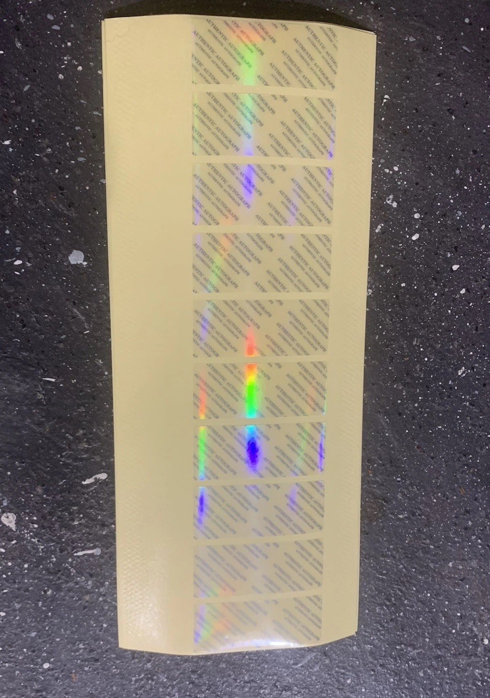 40 Blank AUTHENTIC AUTOGRAPH HOLOGRAPHIC LABELS STICKERS SPORTS Cards Custom 40 Blank AUTHENTIC AUTOGRAPH HOLOGRAPHIC LABELS STICKERS SPORTS Cards Custom