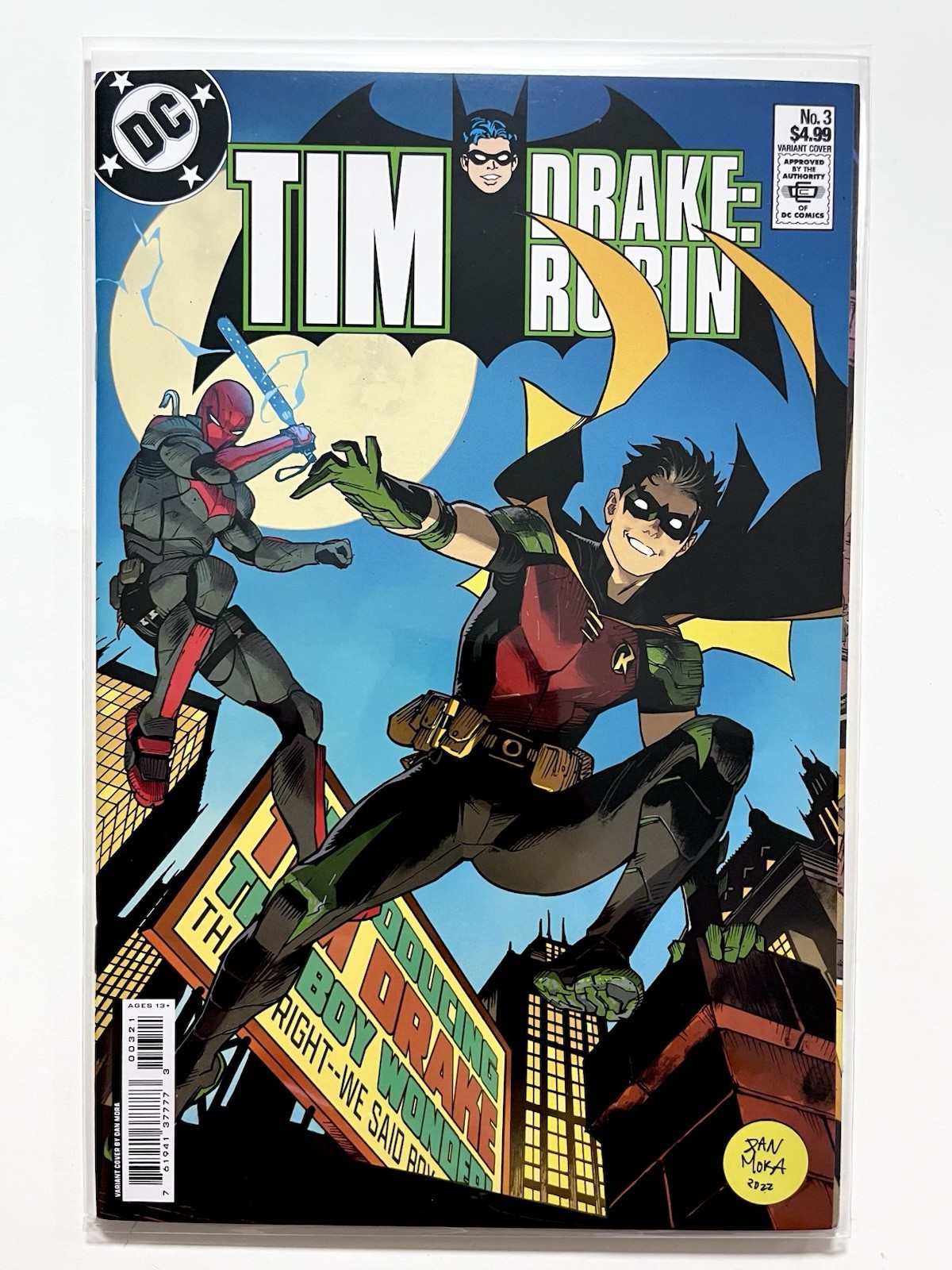 DC Comics Tim Drake: Robin #3 First Print Dan Mora CVR B NM- (SEE PICS)