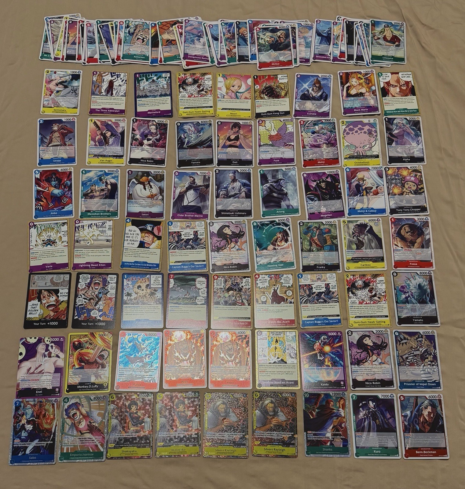 One Piece OP-16 LOT 124 Cards