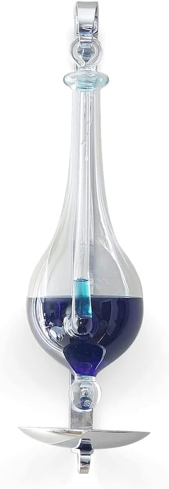 B1025C Antique Storm Glass Wall Mount Liquid Barometer