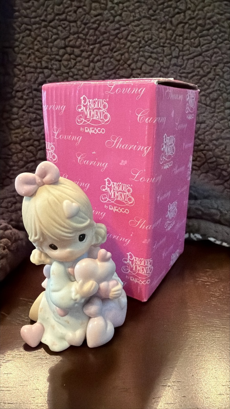 Precious Moments Vintage Figurine 'Overflowing with Love' Precious Moments Vintage Figurine 'Overflowing with Love'