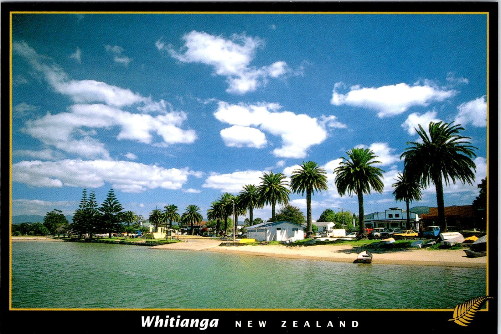 Whitianga New Zealand SHOREFRONT STORES Coromandel Peninsula 4X6 Postcard Whitianga New Zealand SHOREFRONT STORES Coromandel Peninsula 4X6 Postcard