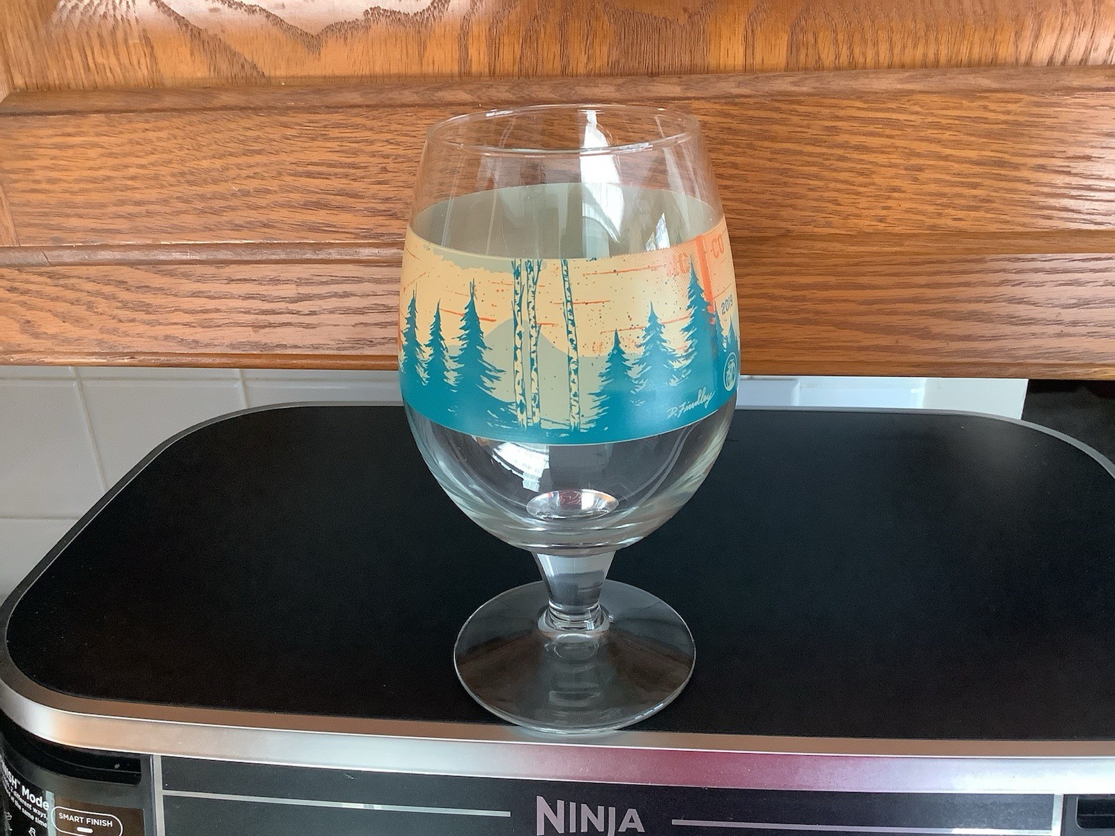 New Belgium 2019 D. Findley Tulip Beer Glass Artist Series 