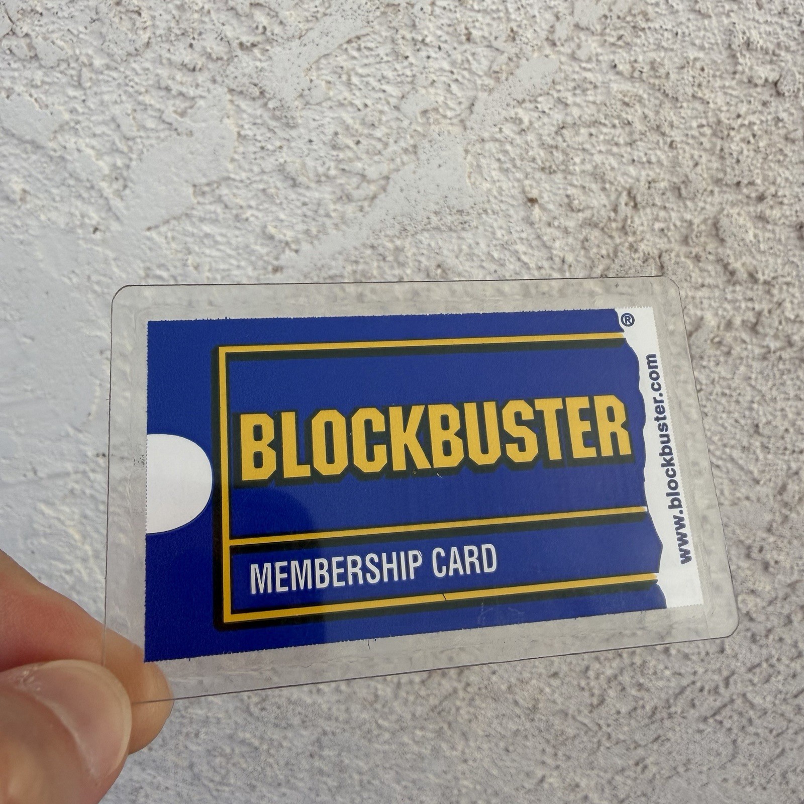 Vintage Authentic Blockbuster Video Membership Card Retro Nostalgia Collectible