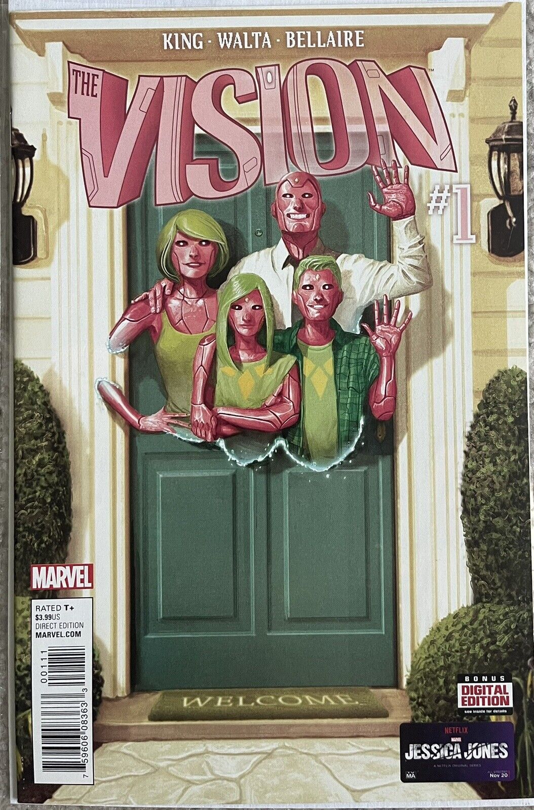 The Vision #1 (2016)  First Appearance of Virginia, Vin & Viv Vision