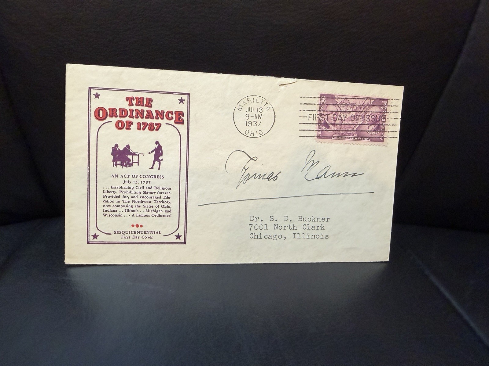 THOMAS MANN - 1937 Signature with  RR. Certificate Of Authenticity