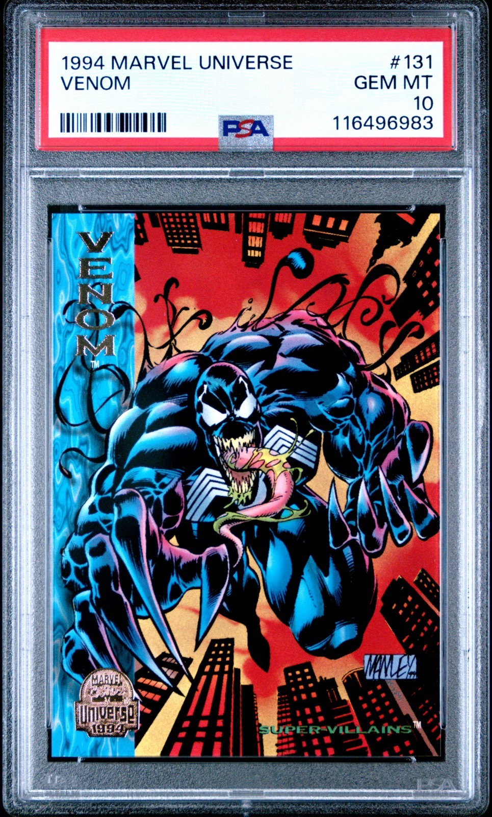 1994 Fleer Marvel Universe #131 Venom PSA 10 1994 Fleer Marvel Universe #131 Venom PSA 10