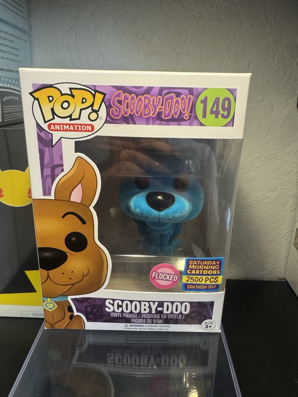 Funko Pop Animation Scooby-Doo #149 Flocked SDCC 2017 LE 2500 Vinyl Figure Funko Pop Animation Scooby-Doo #149 Flocked SDCC 2017 LE 2500 Vinyl Figure