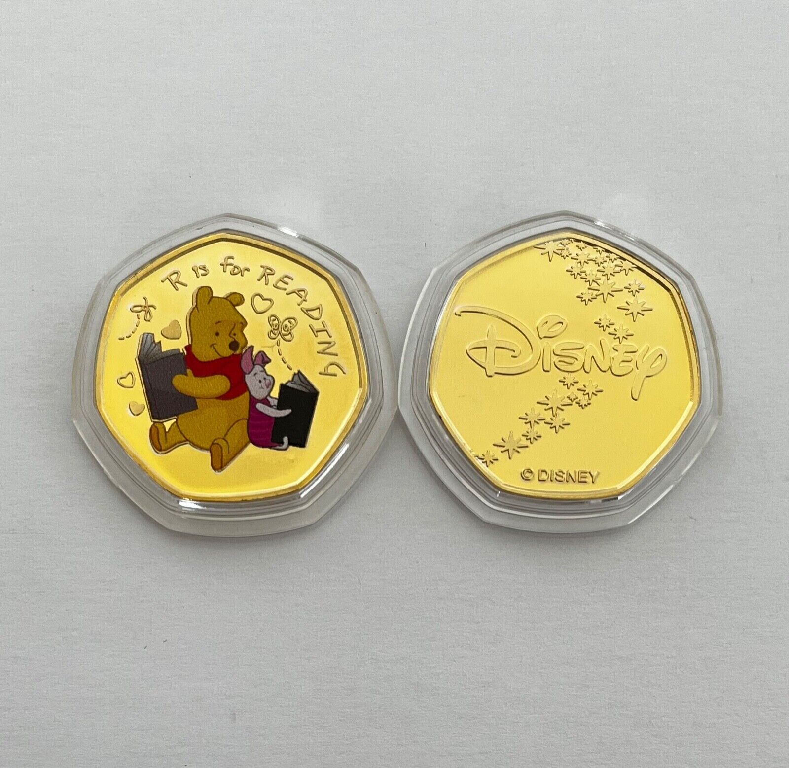 Disney - Winnie The Pooh And Friends Commemorative 50p Shaped Coins Collectables
