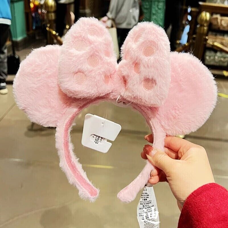 Authentic Disney park 2022 bow Piglet Minnie Mouse ear headband disneyland