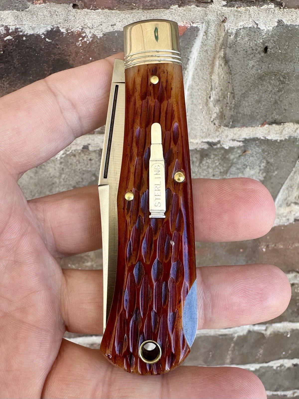 NEW GREAT EASTERN CUTLERY 42 REMINGTON USA GEC BONE SILVER BULLET LOCKBACK KNIFE NEW GREAT EASTERN CUTLERY 42 REMINGTON USA GEC BONE SILVER BULLET LOCKBACK KNIFE