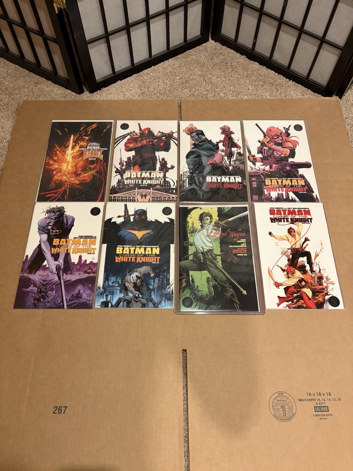 Batman Curse of the White Knight #1-7 Set + Azrael #1 Lot Sean Murphy DC Comics Batman Curse of the White Knight #1-7 Set + Azrael #1 Lot Sean Murphy DC Comics