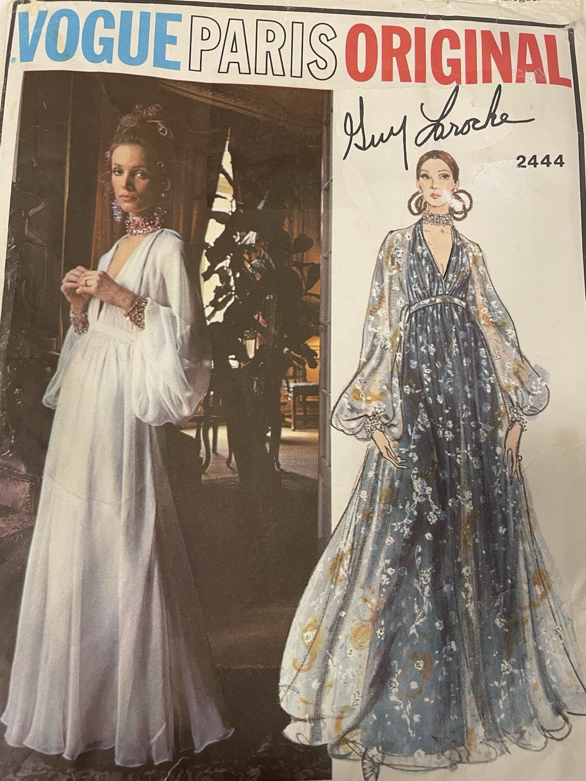 UNCUT Rare PARIS ORIGINAL Guy Loroche Misses’ One Piece Evening Dress Size 10 UNCUT Rare PARIS ORIGINAL Guy Loroche Misses’ One Piece Evening Dress Size 10