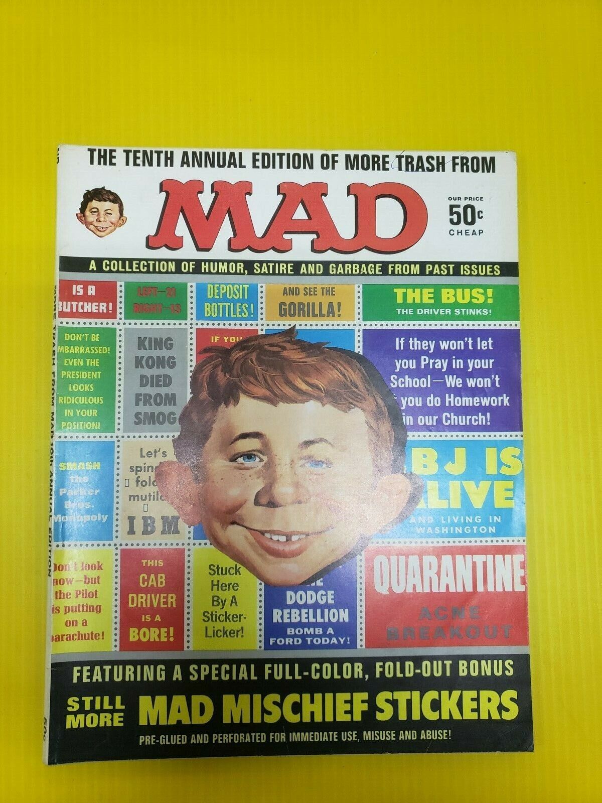 Mad Magazine: The 10TH & 11TH Annual Edition Of More Trash From MAD 1967(FC51-4)