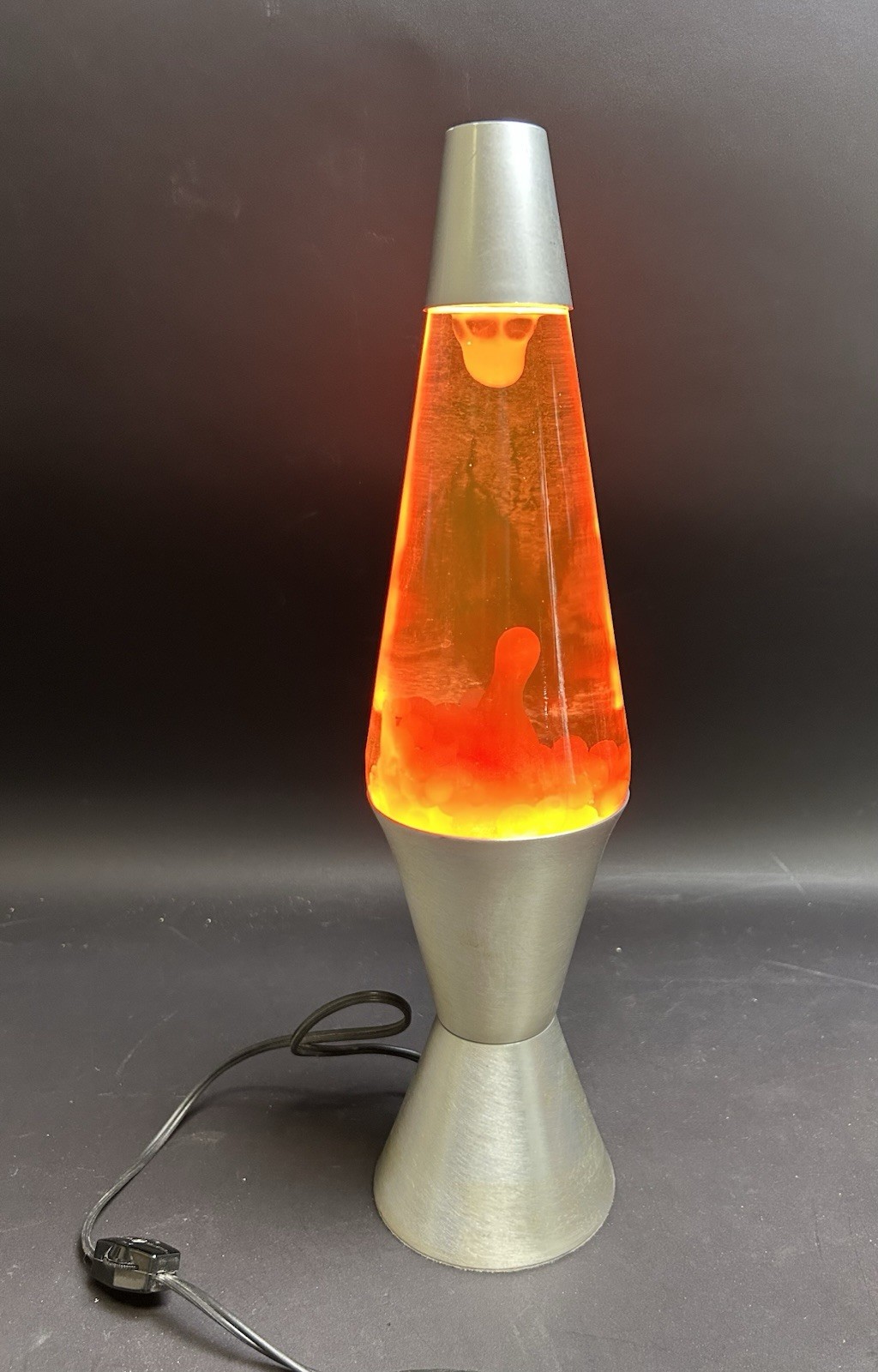 Vintage 1992 Lava Lite Red with Clear #04