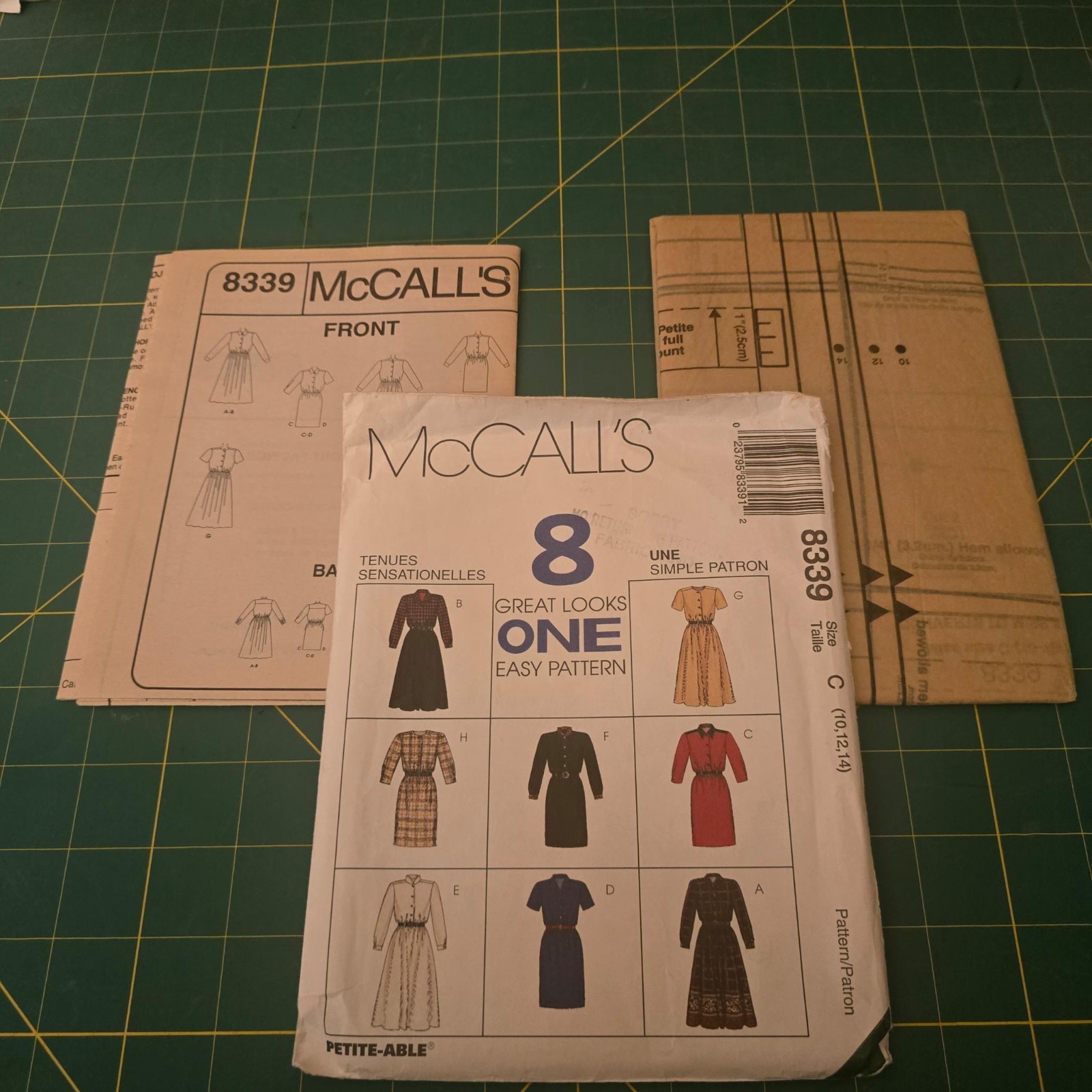 B2G1 FREE McCalls 8339 Great Looks One Easy Misses Dress Pattern Uncut B2G1 FREE McCalls 8339 Great Looks One Easy Misses Dress Pattern Uncut