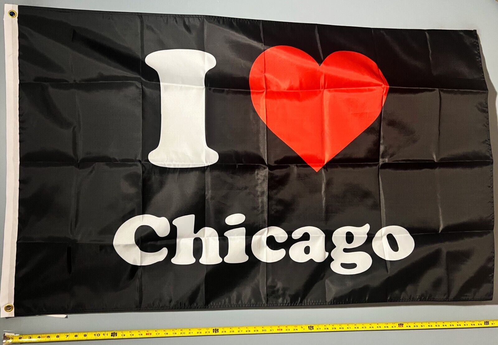 Chicago FLAG FREE USA SHIP State Flag Dorm College Poster Beer Sign USA 3x5'