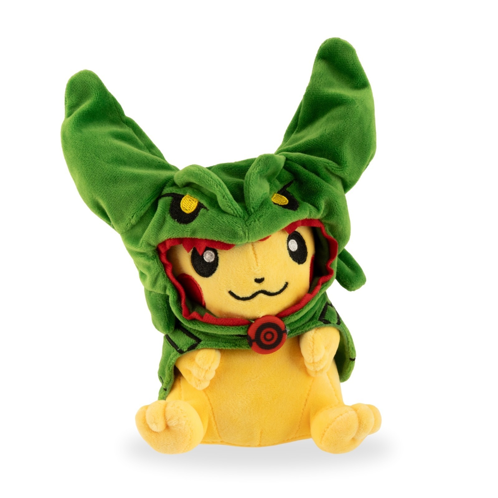 Pokémon Pikachu Rayquaza Poncho Plush Toy 8" Legendary Dragon Cosplay Hoodie Pokémon Pikachu Rayquaza Poncho Plush Toy 8" Legendary Dragon Cosplay Hoodie