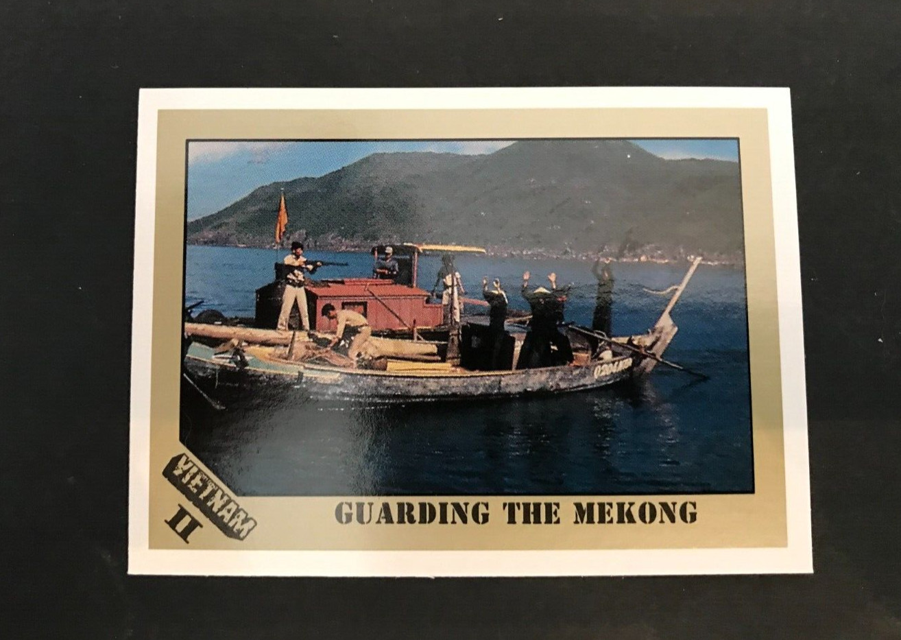 Mekong River Vietnam War Collector card Mekong River Vietnam War Collector card