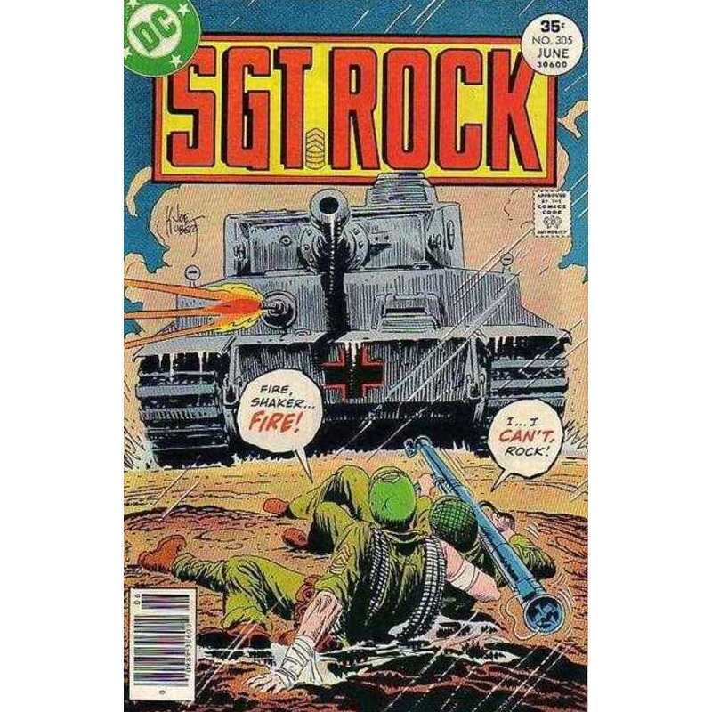 Sgt. Rock #305 in Very Good minus condition. DC comics [s`