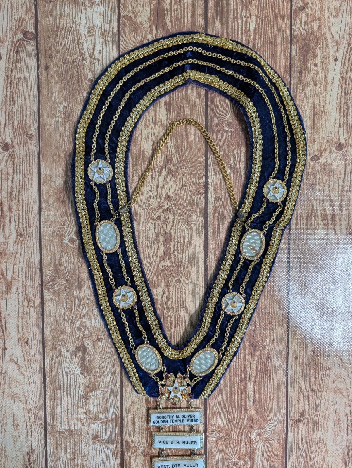 RARE Vintage BPOE Elks Lodge Past Exalted Ruler Ceremonial Collar Necklace RARE Vintage BPOE Elks Lodge Past Exalted Ruler Ceremonial Collar Necklace