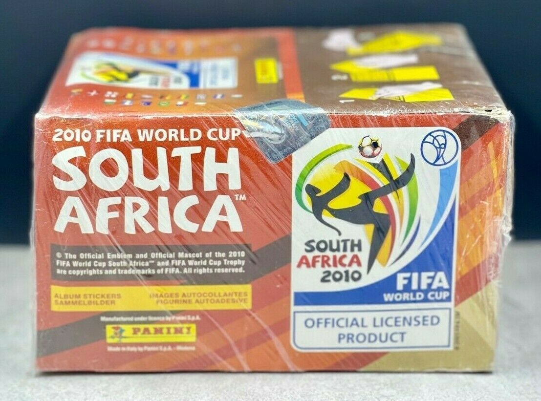 2010 Panini Fifa World Cup South Africa Sealed Box 100 Pack - 500 Stickers NEW