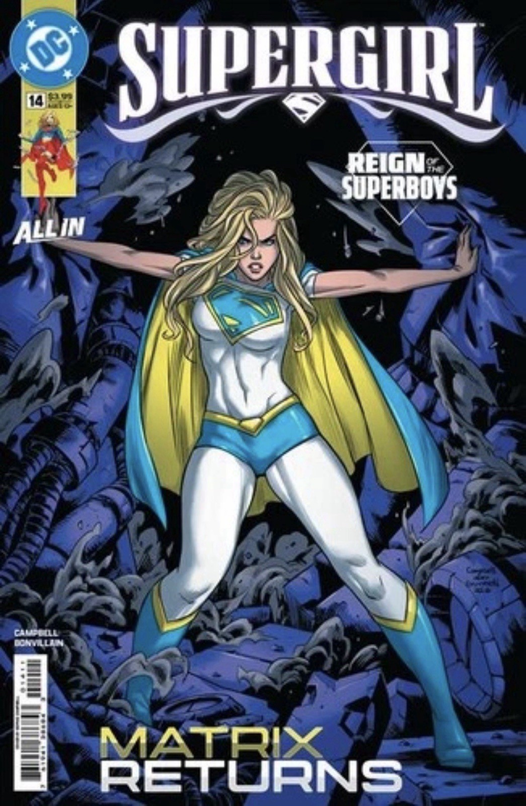 Supergirl #14 CVR A Sophie Campbell DC Comics (Reign of The Superboys) 2026 Supergirl #14 CVR A Sophie Campbell DC Comics (Reign of The Superboys) 2026